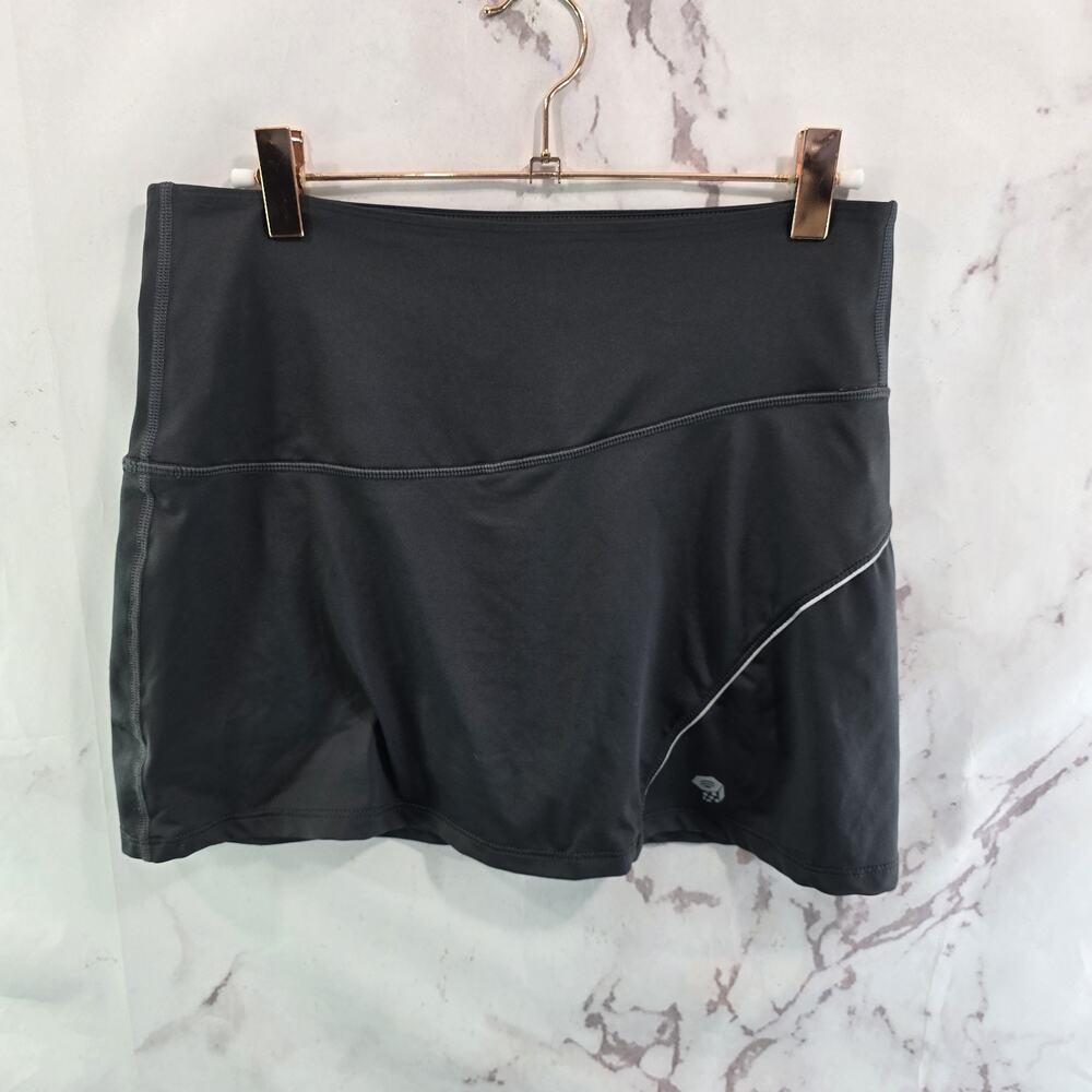 Mountain Hardwear Skirt Womens Small Gray Skort Mini Built In Shorts Lined